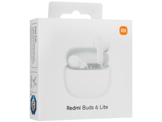 Гарнитуры TWS стерео XIAOMI REDMI BUDS 6 LITE WHITE
